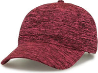 The Game GB477 Peppered Heather Cap - Hot Pink - Hot Pink / One Size Fits Most