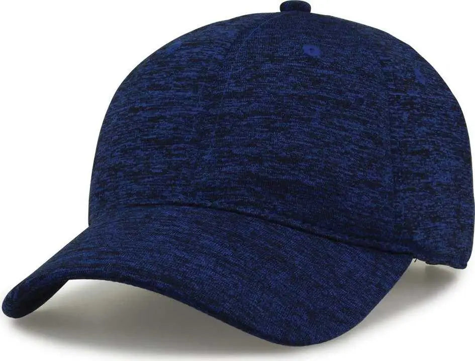 The Game GB477 Peppered Heather Cap - Royal - Royal / One Size Fits Most