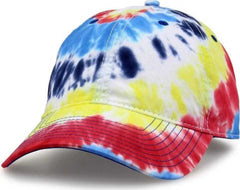 The Game GB482Y Youth Tie Dye Cap - Rainbow - Multi Colored / Youth One Size Fits Most