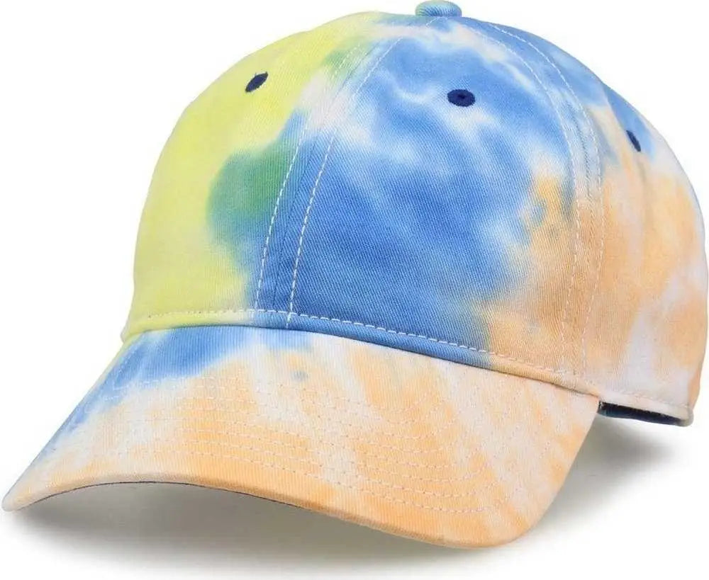The Game GB482Y Youth Tie Dye Cap - Sunrise Tie Dye - Yellow / Youth One Size Fits Most