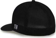 The Game GB483 On-Field GameChanger with Diamond Mesh Cap - Black Black
