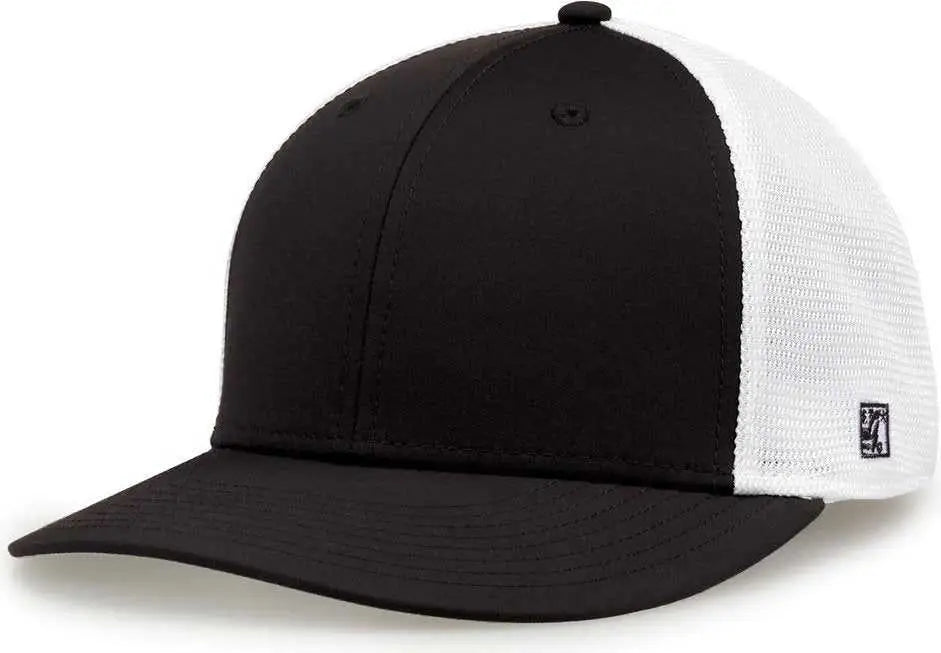 The Game GB483 On-Field GameChanger with Diamond Mesh Cap - Black White - Black White / 6 1/2’’ - 6 3/4’’