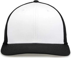 The Game GB483 On-Field GameChanger with Diamond Mesh Cap - White Black
