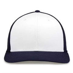 The Game GB483 On-Field GameChanger with Diamond Mesh Cap - White Navy