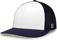 The Game GB483 On-Field GameChanger with Diamond Mesh Cap - White Navy - White Navy / 6 1/2’’ - 6 3/4’’