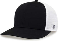 The Game GB483A GameChanger and Diamond Mesh Adjustable Cap - Black White - Black White / One Size Fits Most