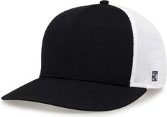 The Game GB483A GameChanger and Diamond Mesh Adjustable Cap - Black White - Black White / One Size Fits Most