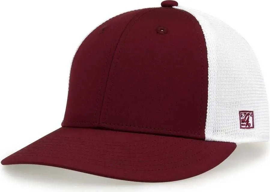 The Game GB483A GameChanger and Diamond Mesh Adjustable Cap - Maroon - Maroon / One Size Fits Most