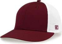 The Game GB483A GameChanger and Diamond Mesh Adjustable Cap - Maroon - Maroon / One Size Fits Most