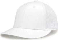 The Game GB483A GameChanger and Diamond Mesh Adjustable Cap - White - White / One Size Fits Most
