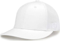 The Game GB483A GameChanger and Diamond Mesh Adjustable Cap - White - White / One Size Fits Most