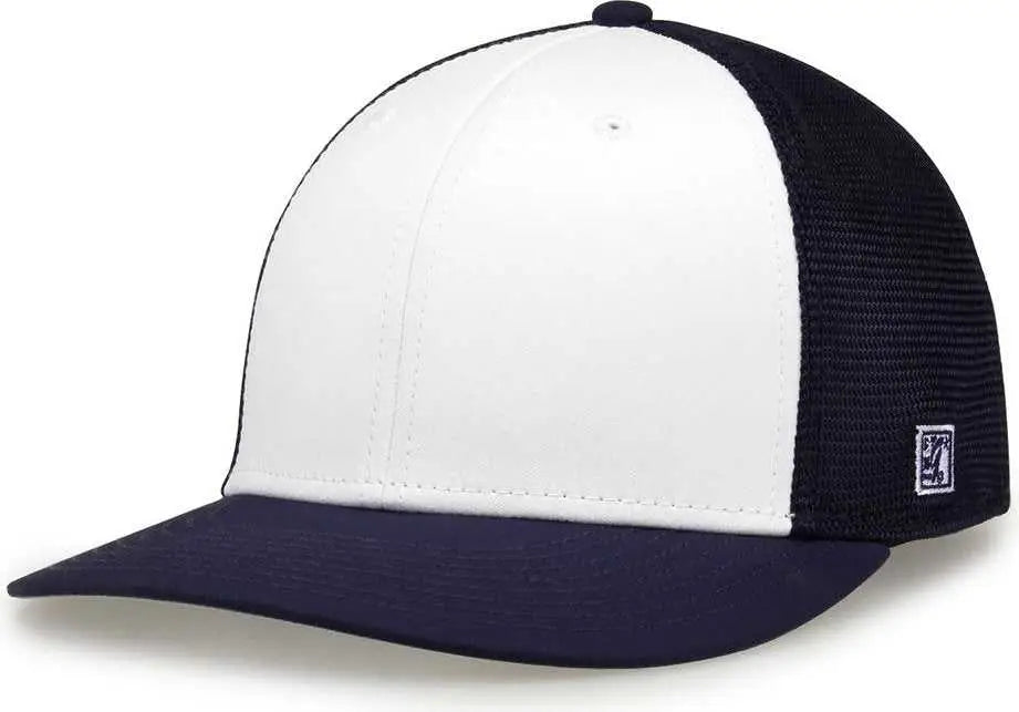 The Game GB483A GameChanger and Diamond Mesh Adjustable Cap - White Navy - White Navy / One Size Fits Most