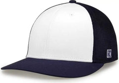 The Game GB483A GameChanger and Diamond Mesh Adjustable Cap - White Navy - White Navy / One Size Fits Most