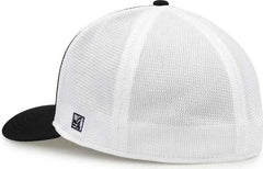 The Game GB483P On-Field GameChanger with Piping & Diamond Mesh Cap - Grey Black