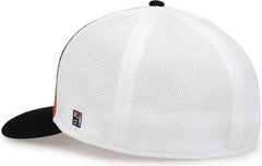 The Game GB483P On-Field GameChanger with Piping & Diamond Mesh Cap - Orange Black