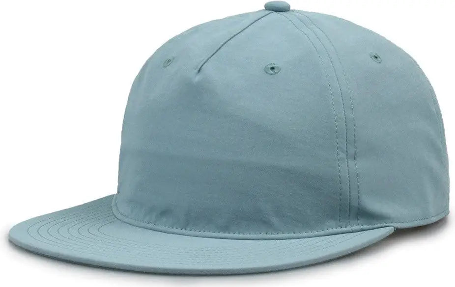 The Game GB501 5 Panel Poly Snapback Cap - Blue Surf - Blue / OSFM
