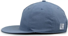 The Game GB501 5 Panel Poly Snapback Cap - Marine - Navy / OSFM