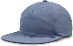 The Game GB501 5 Panel Poly Snapback Cap - Marine - Navy / OSFM