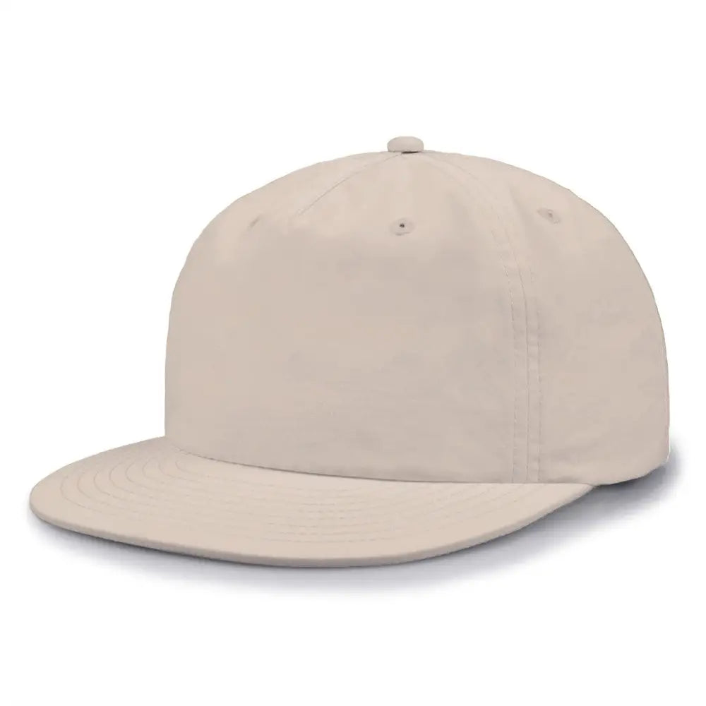 The Game GB501 5 Panel Poly Snapback Cap - Tan - Tan / OSFM