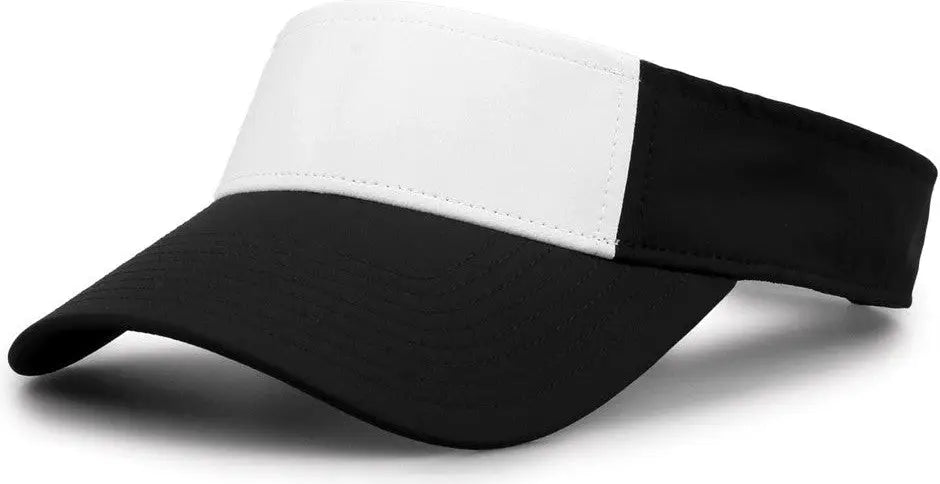 The Game GB503 Cool Breeze Nylon Visor - Black White - Black White / OSFM