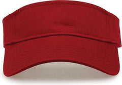 The Game GB503 Cool Breeze Nylon Visor - Cardinal - Cardinal / OSFM