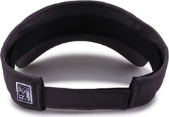 The Game GB503 Cool Breeze Nylon Visor - Dark Gray - Gray / OSFM