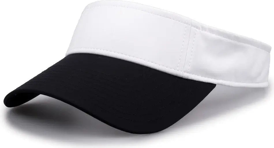 The Game GB503 Cool Breeze Nylon Visor - White Black - White Black / OSFM