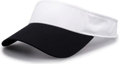 The Game GB503 Cool Breeze Nylon Visor - White Black - White Black / OSFM