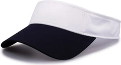 The Game GB503 Cool Breeze Nylon Visor - White Navy - White Navy / OSFM