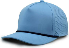 The Game GB505R NeoCool 5 Panel Snapback with Rope Cap - Columbia Blue Navy - Columbia Blue Navy / OSFM