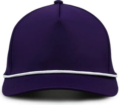 The Game GB505R NeoCool 5 Panel Snapback with Rope Cap - Purple White - Purple White / OSFM