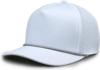 The Game GB505R NeoCool 5 Panel Snapback with Rope Cap - White Gray - White Gray / OSFM