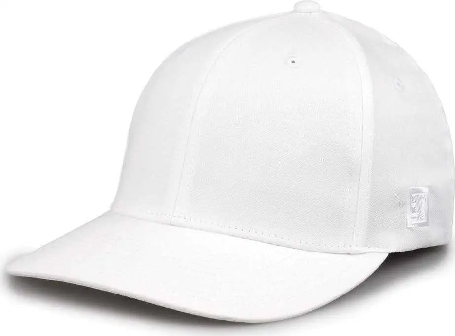 The Game GB514 Tri Blend Stretch Fit Cap - White - White / 6 3/4’’ - 7 1/4’’
