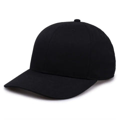 The Game GB515 Twill Snapback Cap - Black - Black / 6 7/8’’ - 7 5/8’’
