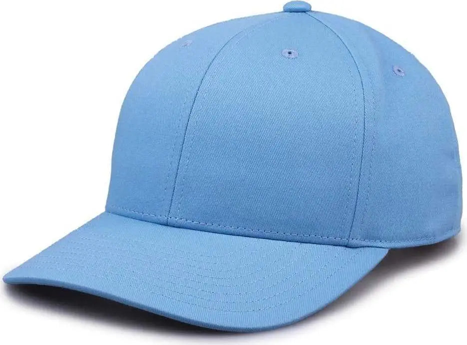 The Game GB515 Twill Snapback Cap - Columbia Blue - Columbia Blue / 6 7/8’’ - 7 5/8’’