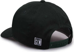 The Game GB515 Twill Snapback Cap - Dark Green - Forest / 6 7/8’’ - 7 5/8’’