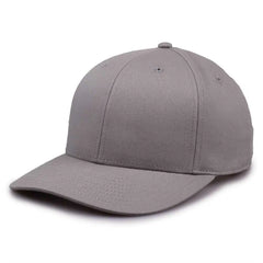 The Game GB515 Twill Snapback Cap - Gray - Gray / 6 7/8’’ - 7 5/8’’
