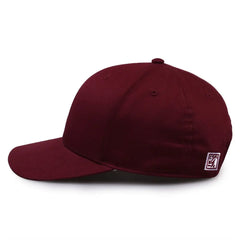 The Game GB515 Twill Snapback Cap - Maroon - Maroon / 6 7/8’’ - 7 5/8’’