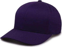 The Game GB515 Twill Snapback Cap - Purple - Purple / 6 7/8’’ - 7 5/8’’