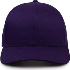 The Game GB515 Twill Snapback Cap - Purple - Purple / 6 7/8’’ - 7 5/8’’