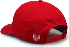 The Game GB515 Twill Snapback Cap - Red - Red / 6 7/8’’ - 7 5/8’’