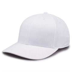 The Game GB515 Twill Snapback Cap - White - White / 6 7/8’’ - 7 5/8’’