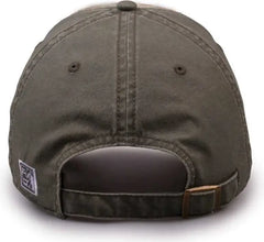 The Game GB516 Twill Color Block Cap - Khaki Sage - Khaki Green / 6 7/8’’ - 7 5/8’’