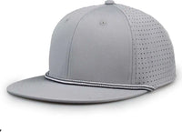 The Game GB519 Perforated GameChanger with Rope Cap - Gray - Gray / OSFM
