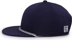 The Game GB519 Perforated GameChanger with Rope Cap - Navy - Navy / OSFM