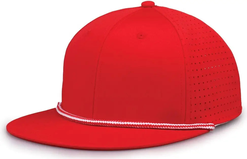 The Game GB519 Perforated GameChanger with Rope Cap - Red - Red / OSFM
