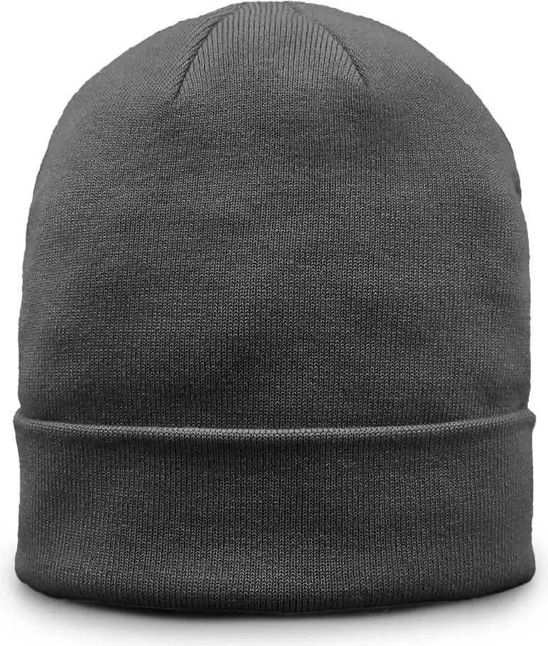 The Game GB521 Fine Guage Roll Up Cuffed Beanie - Charcoal - Dark Gray / OSFM