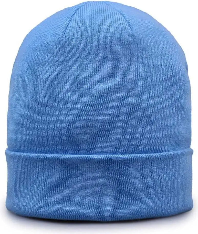 The Game GB521 Fine Guage Roll Up Cuffed Beanie - Columbia Blue - Columbia Blue / OSFM
