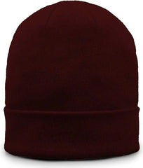 The Game GB521 Fine Guage Roll Up Cuffed Beanie - Dark Maroon - Maroon / OSFM