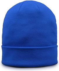 The Game GB521 Fine Guage Roll Up Cuffed Beanie - La Blue - Blue / OSFM